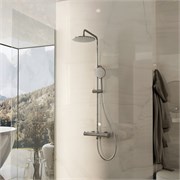 VINCEA Душевая стойка Rondo VSFS-1R0CH без излива, хром VSFS-1R0CH