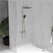 VINCEA Душевая стойка Dice VSFS-4C12BN с изливом, брашированный никель VSFS-4C12BN