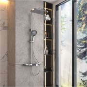 VINCEA Душевая стойка VSFS-411CH с изливом, хром VSFS-411CH