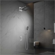 VINCEA Душевой комплект Inspire VSFW-3I21MT4CH встраиваемый, термостатический, двухрежимный, хром VSFW-3I21MT4CH