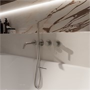 VINCEA Смеситель для ванны Groove VBTW-4G1BN, встраиваемый, брашированный никель VBTW-4G1BN