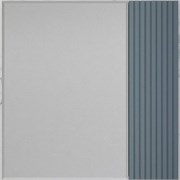 STYLE LINE Зеркальный шкаф «Стокгольм» 70 см графит софт ЛС-00002323