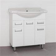 STYLE LINE Тумба с раковиной Style Line Ирис 75 (2 ящ.) под умывальник Байкал 75 ЛС-00000017