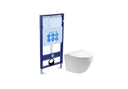 SET AQUATEK ЕВРОПА cm T (рама AQUATEK Standard INS-0000012(без клавиши и крепежа)+унитаз ЕВРОПА AQ1900T-00 с тонким сиденьем soft-close SET AQUATEK ЕВРОПА cm T