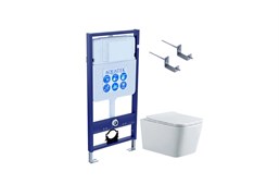 SET AQUATEK ЛИБРА N KKI2 (рама AQUATEK Standard INS-0000012+кпереж KKI-0000002+унитаз ЛИБРА New AQ0530N-00 с тонким сиденьем soft-close SET AQUATEK ЛИБРА N KKI2
