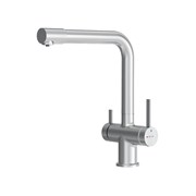 AM.PM Func Смеситель для кухни с L-изливом с каналом для питьевой воды, сатин F8F05711