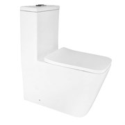 AZARIO Avanti Унитаз-моноблок 360х640х775 безободковый, система смыва Tornado, с быстросъемным сиденьем микролифт (AZ-6203) AZ-6203