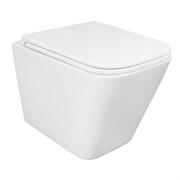 AZARIO Pro Унитаз подвесной 340х490х350 безободковый, слив 