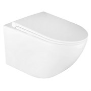 AZARIO Bonelle Унитаз подвесной 345х490х350 безободковый, смыв 