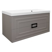 AZARIO Комплект Тумба ARMARIO 100/2 1000х450х585 подвесная, с раковиной CLASSIK 100, кашемир (CS00096973) CS00096973