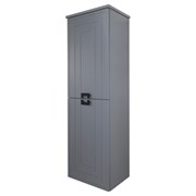 AZARIO Пенал подвесной ARMARIO 400х330х135 левосторонний, серый матовый (CS00096919) CS00096919