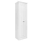 AZARIO Пенал подвесной LAURA 400х330х1350 правосторонний, белый глянцевый, фурнитура хром (CS00096956) CS00096956