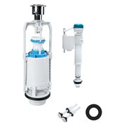 IDDIS Одноуровневая водосливная арматура, нижний подвод, Тип А. круглая резинка (F012400-0004) F012400-0004