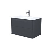 IDDIS Тумба с умывальником, подвесная, 80 см, темно-серый, Oxford Neo, , (OXN80D0i95K) OXN80D0i95K