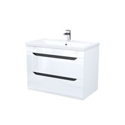 IDDIS Тумба с умывальником, подвесная, 80 см, белый, Ray, , (RAY80W0i95K) RAY80W0i95K