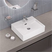 IDDIS Умывальник накладной/подвесной, белый глянцевый, Bild, , BILWS50i27 BILWS50i27