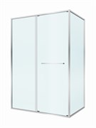 CEZARES Lux Душевой уголок прямоугольный двери раздвижные размер 140x90 см, цвет профиль - хром / стекло - прозрачное LUX-AH-FS-11-140/90-C-CR