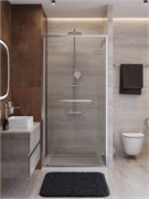 CEZARES Lux Душевая дверь в нишу раздвижная ширина 90 см, цвет профиль - хром / стекло - прозрачное LUX-B-FS-1-90-C-CR