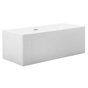 AZARIO Ванна акриловая KATRINA 1800x750x580 отдельностоящая, рифленая, в комплекте с сифоном и металлической рамой (AZ-6601C-18075) AZ-6601C-18075