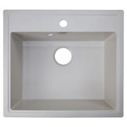 AZARIO Кухонная мойка Onda 565x505x200 искусственный мрамор, сифон в комплекте, цвет бежевый (CS00105220) CS00105220