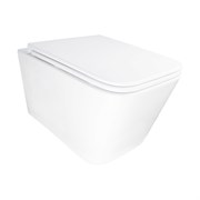 AZARIO Унитаз подвесной PACE 360х520х365 безободковый, система смыва 