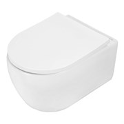 AZARIO Унитаз подвесной Rime 490х360х360 безободковый, система смыва 