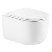 AZARIO Унитаз подвесной SERENATA 360х485х35 безободковый, система смыва 