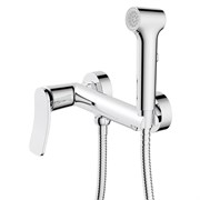 AZARIO Гигиенический душ Escaro со смесителем, керамический картридж, шланг 150 см, хром (AZ-K2574) AZ-K2574