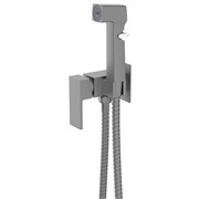 AZARIO Гигиенический душ Graves со смесителем, керамический картридж, скрытый монтаж, шланг 150 см, графит (AZ-KFX03GR) AZ-KFX03GR