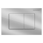 AZARIO Кнопка смыва NEW-TS механическая, двойной смыв, квадратные кнопки, нержавеющая сталь 304, серый матовый (AZ-SS-003-BR) AZ-SS-003-BR