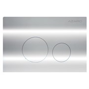 AZARIO Кнопка смыва NEW-TS механическая, двойной смыв, круглые кнопки, нержавеющая сталь 304, хром (AZ-SS-002-CH) AZ-SS-002-CH