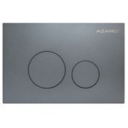 AZARIO Кнопка смыва NEW-TS механическая, двойной смыв, круглые кнопки, нержавеющая сталь 304, серый (AZ-SS-002-GG) AZ-SS-002-GG