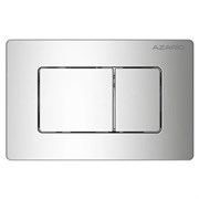 AZARIO Кнопка смыва NEW-TS механическая, двойной смыв, квадратные кнопки, нержавеющая сталь 304, хром (AZ-SS-003-CH) AZ-SS-003-CH