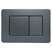 AZARIO Кнопка смыва NEW-TS механическая, двойной смыв, квадратные кнопки, нержавеющая сталь 304, серый (AZ-SS-003-GG) AZ-SS-003-GG