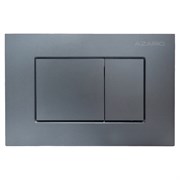 AZARIO Кнопка смыва NEW-TS механическая, двойной смыв, квадратные кнопки, ABS пластик, сатин (AZ-ABS-001-GG) AZ-ABS-001-GG