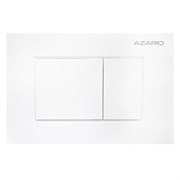 AZARIO Кнопка смыва NEW-TS механическая, двойной смыв, квадратные кнопки, ABS пластик, белый (AZ-ABS-001-W) AZ-ABS-001-W