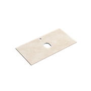 SANCOS Столешница для ванной комнаты 900х460, цвет kreman, арт. TT90A2 TT90A2
