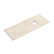 SANCOS Столешница для ванной комнаты 1200х460, цвет kreman, арт. TT120A2R, правая TT120A2R