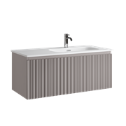 SANCOS Тумба подвесная Snob R 1.0 995х445х406, c одним ящиком оснащенным доводчиками, Doha Soft , арт.SNR1.0100RSM SNR1.0100RSM