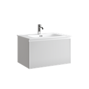 SANCOS Тумба подвесная Snob R 1.0 690х445х406, c одним ящиком оснащенным доводчиками Bianco, арт. SNR1.070W SNR1.070W