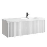 SANCOS Тумба подвесная Snob R 1.0 1195х445х406, c одним ящиком оснащенным доводчиками, Bianco , арт.SNR1.0120RW SNR1.0120RW