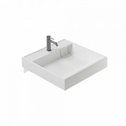 CERAMICA NOVA Раковина над стиральной машиной Quattro 600x600x123 мм, с кронштейнами, белый, арт. CN0101 CN0101