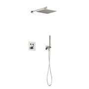 SANCOS Душевой комплект с термостатом Linn, с внутренней частью, брашированный никель, PVD покрытие, арт. SC9022BN SC9022BN