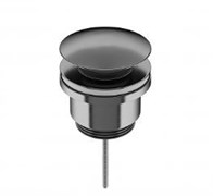 CERAMICA NOVA Донный клапан универсальный 70003GG с системой клик - клак латунь вороненая сталь PVD 70003GG