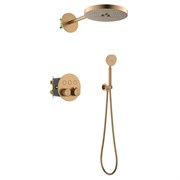 TIMO Душевая система встроенная с термостатом Saona розовое золото (SX-2308/19SM) SX-2308/19SM
