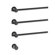 TIMO Полотенцесушитель электрический, встроенный Saona черный (030/03SM) 030/03SM