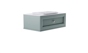 ASTRA-FORM Тумба подвесная Классик  90 с 1ящ NCS S 3005-B80G мат. с раковиной Ретро бел гл. и столешницей Solid бел гл. 4631177714108