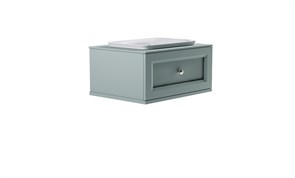 ASTRA-FORM Тумба подвесная Классик 80см 1ящ NCS S 3005-b80g мат, раковина Ретро бел глянц, столешница Solid в цвете 4631177715488