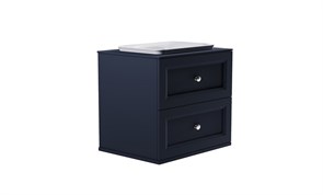 ASTRA-FORM Тумба подвесная Классик 80см 2ящ RAL7024 мат., раковина Ретро бел глянц, столешница Solid в цвете 4631177715761