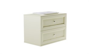 ASTRA-FORM Тумба подвесная Классик 90см 2ящ RAL1013 мат., раковина Ретро бел глянц, столешница Solid в цвете 4631177715815